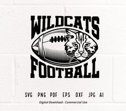Wildcats SVG PNG, Wildcats Face svg, Wildcats Football, Wildcats Mascot svg, Wildcats Cheer, Wildcats Vibes, Schooli185