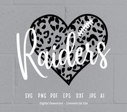 Raider Heart svg, Raider, Raiders, Heart svg, png, Sublimation, Heart Clipart, Cheer svg, SVG for Shirts, SVG for Ci189