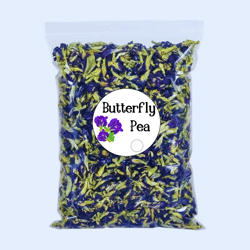 Blue Butterfly Pea Flower Organic, Clitoria ternatea, Organic Dried Herb,Blue Tea Flower,Turns Tea Blue