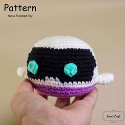 Amigurumi crochet doll pattern Wotteo whale BTS