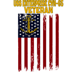 uss enterprise cvn-65 cvan-65 aircraft carrier veteran's day premium