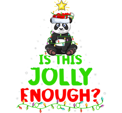 Xmas Lighting Is This Jolly Enough Panda Christmas Tree