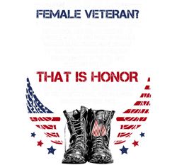 What Is A Female Veteran That Is Honor