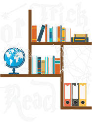 librarian trick or read library halloween book lovers, Png, Png For Shirt, Png Files For Sublimation, Digital Download,