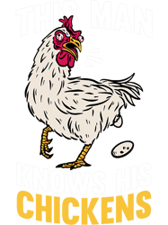 Mens This Man Knows His Chickens 2Poultry Farmer Hen Chicken, Png, Png For Shirt, Png Files For Sublimation, Digital Don