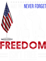 Mens USA Flag May We Never Forget Freedom Isnt Free Veteran, Png, Png For Shirt, Png Files For Sublimation, Digital Down