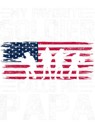 Mens USA Flag My Soldier Calls Me Papa Army Fathers Day, Png, Png For Shirt, Png Files For Sublimation, Digital Download