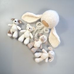 newborn photo prop set bunniesband
