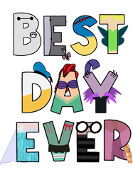 Best Day Ever Characters Active