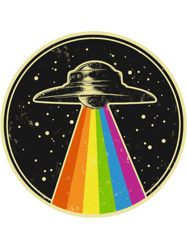 Queer UFORainbow UFO Alien Abduction Queer LGBT Gay Pride