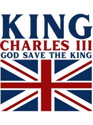 King Charles III, God Save the King, Union Jack Flag Coronation 2023