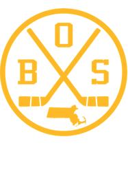 Retro Boston Hockey Emblem Vintage BOS