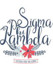 Sigma Phi Lambda Floral LOVE