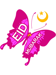 Eid Mubarak Butterfly