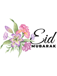 floral Eid mubarak