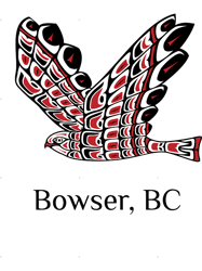 Bowser, British Columbia Native Tribal Red Tailed Hawk Raptor