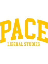 pace liberal studiescollege font curved