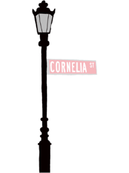 Taylor Swift Cornelia Street Inspired Lamppost
