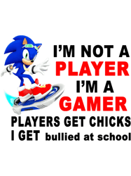 Youre My CrushIm Not A Player Im A Gamer Players Get Chicks I Get Bullied at School