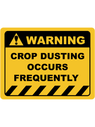 Funny Human Warning LabelSign CROP DUSTING OCCURS FREQUENTLY Sayings Sarcasm Humor Quotes Essenti