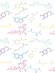 Neurotransmitters Pattern Happy Chemicals Graphic