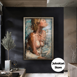 framed canvas ready to hang, erotic canvas print, erotic wall art, sexy bedroom canvas set, wall decor, intimate wall pr