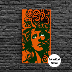 Nordic Medusa Pop Art Canvas Print, Classic Portrait Posters And Prints, Canvas For Living Room Home Decor, Ready To Han