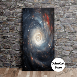 Infinite Cosmos No4, Space Art, NASA, Starry Sky, Oil Painting Style, Art Print, Poster, Canvas Art, Canvas Print, Ready