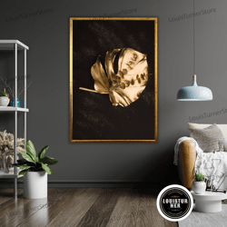 decorative wall art, gold leaf abstract art, modern wall canvas, nature inspired painting, contemporary home decor, uniq