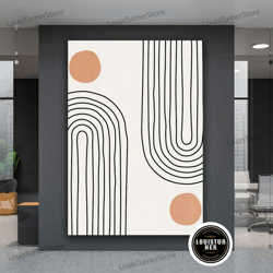 decorative wall art, abstract art wall canvas bohemian style, neutral abstract prints, abstract canvas painting, black s