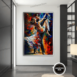 decorative wall art, tango canvas art, women and man canvas art, dance canvas art, canvas wall hangings, art, decor for