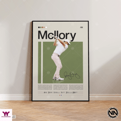 rory mcilroy canvas, golf canvas, motivational canvas, sports canvas, modern sports art, golf gifts, minimalist canvas,