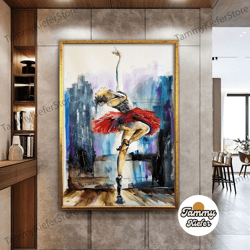 decorative wall art, decorate the living room, bedroom and workplace, ballerina wall art, dance  woman wall art, women c