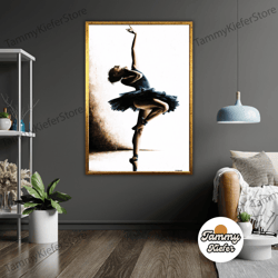 decorative wall art, decorate the living room, bedroom and workplace, ballerina art canvas, ballet dancer painting, wall