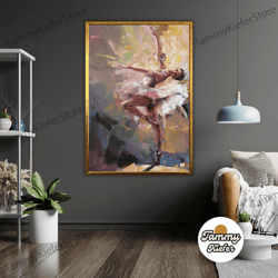 decorative wall art, decorate the living room, bedroom and workplace, whispers of ballet art canvas print, ready to hang