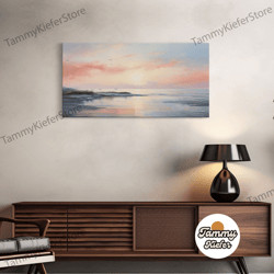 high quality decorative wall art, ocean beach canvas print sea landscape, nautical photo painting, framed canvas, coasta