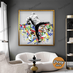 Wall Decoration Canvas Painting - Living Room Bedroom Home and Office Wall Decoration Canvas Art, Banksy Canvas Decors,