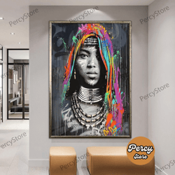 Wall Decoration Canvas Painting - Living Room Bedroom Home and Office Wall Decoration Canvas Art, Ethnic Canvas Art, Wom