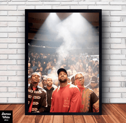 Kanye West Music Canvas Canvas Wall Art Family Decor, Home Decor, Frame Option