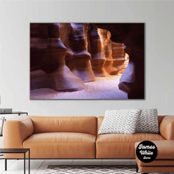 Antelope Canyon Nature Landscape Decoration Roll Up Canvas, Stretched Canvas Art, Framed Wall Art Painting