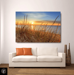sunset print art, landscape canvas wall art, landscape wall decor, sunset landscape wall art, modern wall art, housewarm