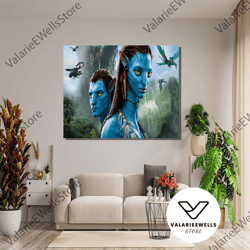 Decorative Wall Art, Avatar Movie Poster Wall Art, Avatar 2 (2022) Movie Print, Movie Wall Decor, Kids Room Wall Art Dec