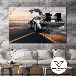 decorative wall art, back to the future poster art, back to the future print art canvas, back to the future canvas wall