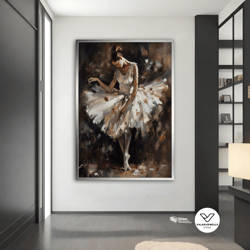 ballerina canvas, effect ballerina girl painting,ballerina decorative wall art, home decor, ballerina canvas print, ball
