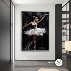 ballerina canvas, effect ballerina girl print, ballerina decorative wall art, ballerina canvas print, ballerina girl pai