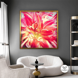 flower canvas art, poster print decor for home, flower modern wall decors, flower canvas home decor, framed canvas art-1