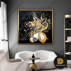flower canvas art, poster print decor for home, flower modern wall decors, flower canvas home decor, framed canvas art