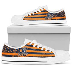 Step Into Style With Utep Miners Low Top Shoes – Official Merchandise
