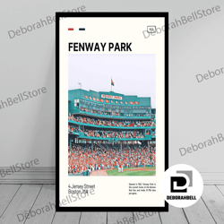 fenway park home backdrop print  boston red sox canvas  home plate canvas   oil painting  modern art   travel art print,