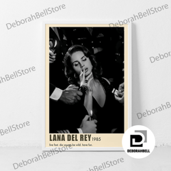 lana del rey canvas, family decorative painting wall art canvass gifts decor canvas canvas, framed canvas ready to hang